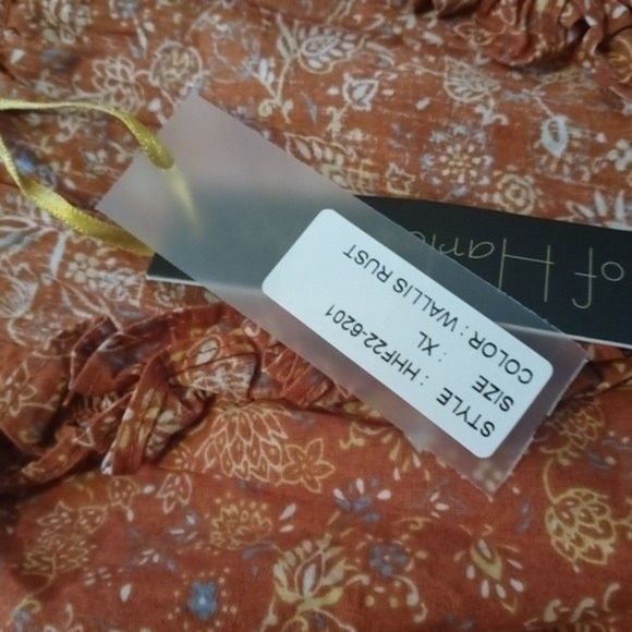 NWT House of Harlow 1960 Wallis Rust Floral Dress - Picture 6 of 7